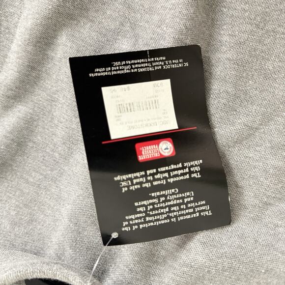 USC Trojans Polo Shirt Mens 2XL Gray Embroidered Logo Team Trojan College Cotton - Picture 11 of 11